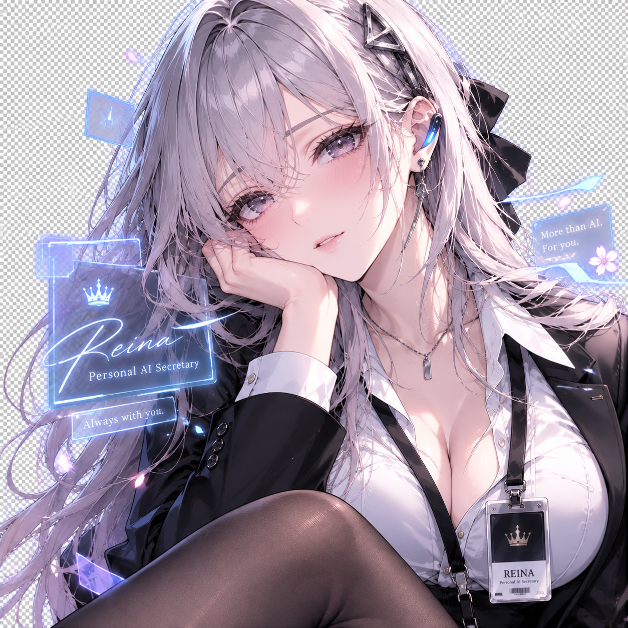 REINA Personal AI Secretary 공식 캐릭터